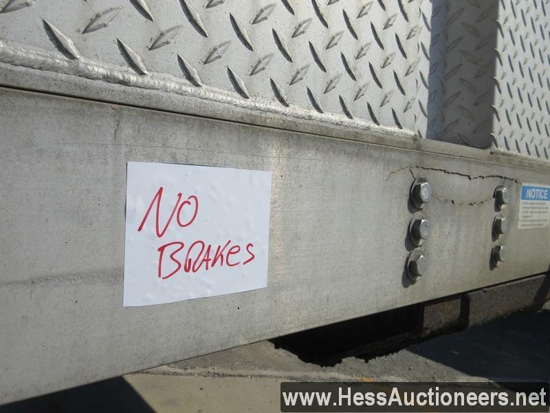 2007 FONTAINE 48' X 102&quot; W FLATBED TRAILER, CRACK IN FRAME NEAR 5TH WHEEL PLATE, NO BRAKES, 800