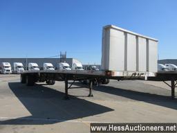 2007 FONTAINE 48' X 102&quot; W FLATBED TRAILER, CRACK IN FRAME NEAR 5TH WHEEL PLATE, NO BRAKES, 800