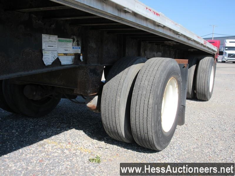 2007 FONTAINE 48' X 102&quot; W FLATBED TRAILER, CRACK IN FRAME NEAR 5TH WHEEL PLATE, NO BRAKES, 800
