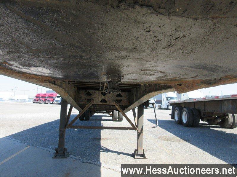 2007 FONTAINE 48' X 102&quot; W FLATBED TRAILER, CRACK IN FRAME NEAR 5TH WHEEL PLATE, NO BRAKES, 800