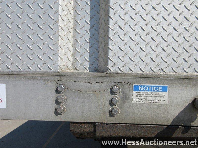 2007 FONTAINE 48' X 102&quot; W FLATBED TRAILER, CRACK IN FRAME NEAR 5TH WHEEL PLATE, NO BRAKES, 800