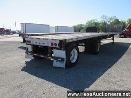 2007 FONTAINE 48' X 102&quot; W FLATBED TRAILER, CRACK IN FRAME NEAR 5TH WHEEL PLATE, NO BRAKES, 800