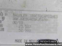 2014 FREIGHTLINER CASCADIA T/A DAYCAB, HESS REPORT IN PHOTOS, 227395 MILES