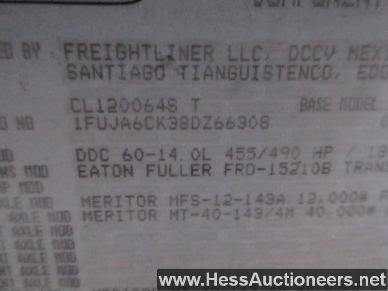2008 FREIGHTLINER COLUMBIA T/A DAYCAB,HESS REPORTS IN PHOTOS,  693239 MILES