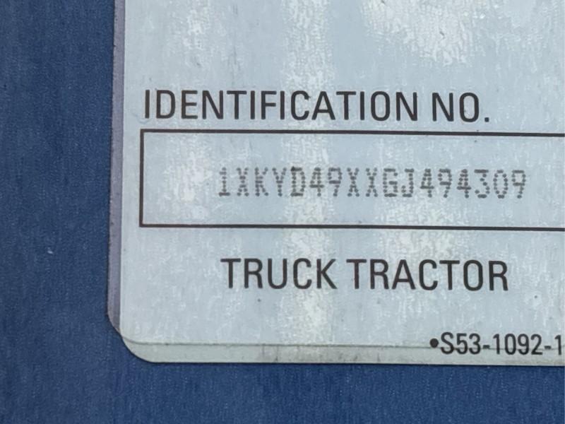 2016  KENWORTH   T680  T/A SLEEPER