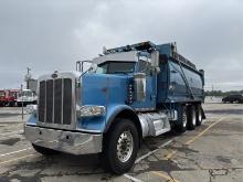 2014  PETERBILT  388  TRI AXLE DUMP TRUCK