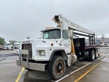 1991  MACK  RB688S  BOOM CRANE TRUCK