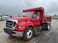 2012  FORD  F650  DUMP TRUCK