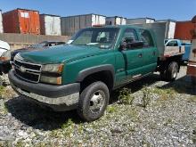 2006  CHEVROLET  3500  FLATBED TRUCK