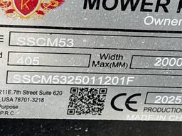 2024  MOWER KING  SSCM53  CONCRETE MIXER  SKID STEER ATTACHMENT