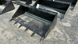 2025  MID STATE  68"  LO PRO BUCKET  SKID STEER ATTACHMENT