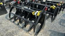 2025  MID STATE  60"  EXTREME  ROOT GRAPPLE  SKID STEER ATTACHMENT