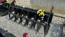 2025  MID STATE  78"  EXTREME  ROOT GRAPPLE  SKID STEER ATTACHMENT