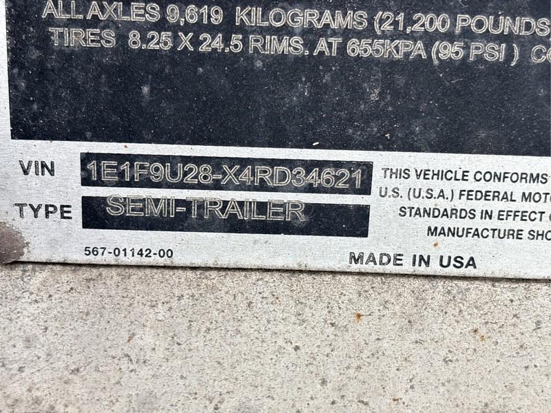 2004  EAST  40'  DUMP TRAILER