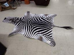 Recently Tanned Zebra Skin Great Markings 120" long X 72" wide