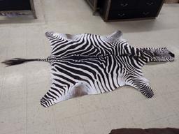 Recently Tanned Zebra Skin Great Markings 120" long X 72" wide