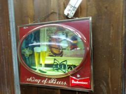 1950s Lighted Budweiser Beer Sign Works As It Should