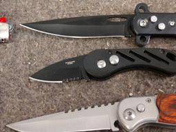 Dealer Set Of 7 Brand New Spring Assist Knives