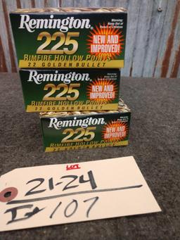 675 rounds of 22 ammunition