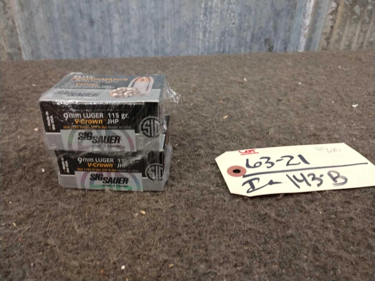 40 Rounds Of 9mm Ammunition