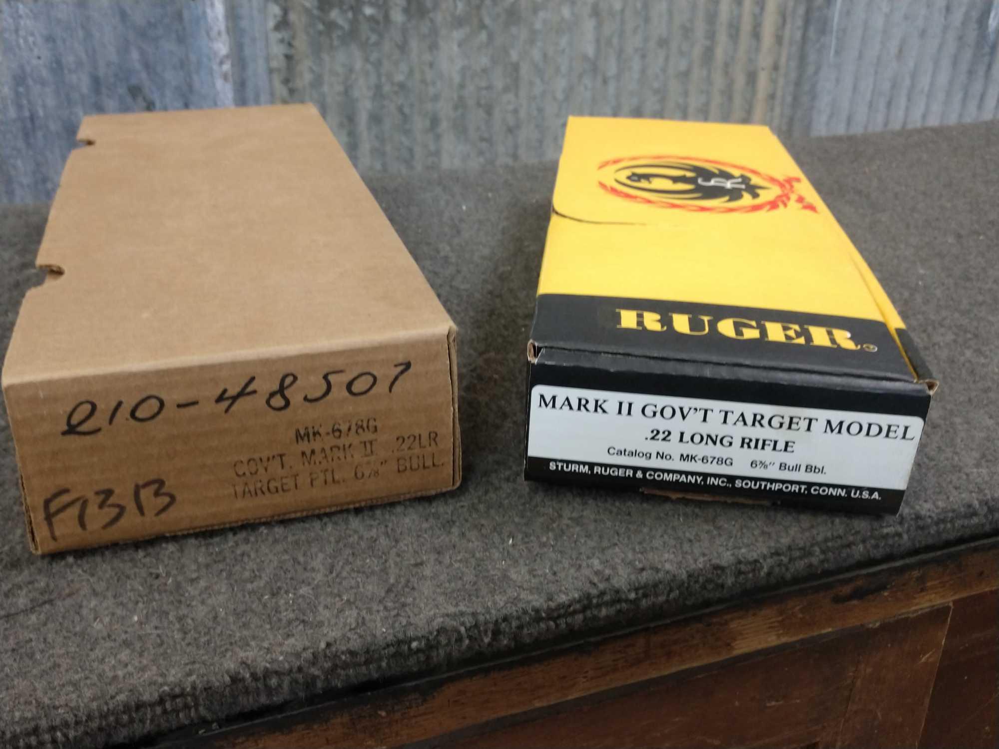 Ruger MKII Govt Target Pistol .22 Semi Auto