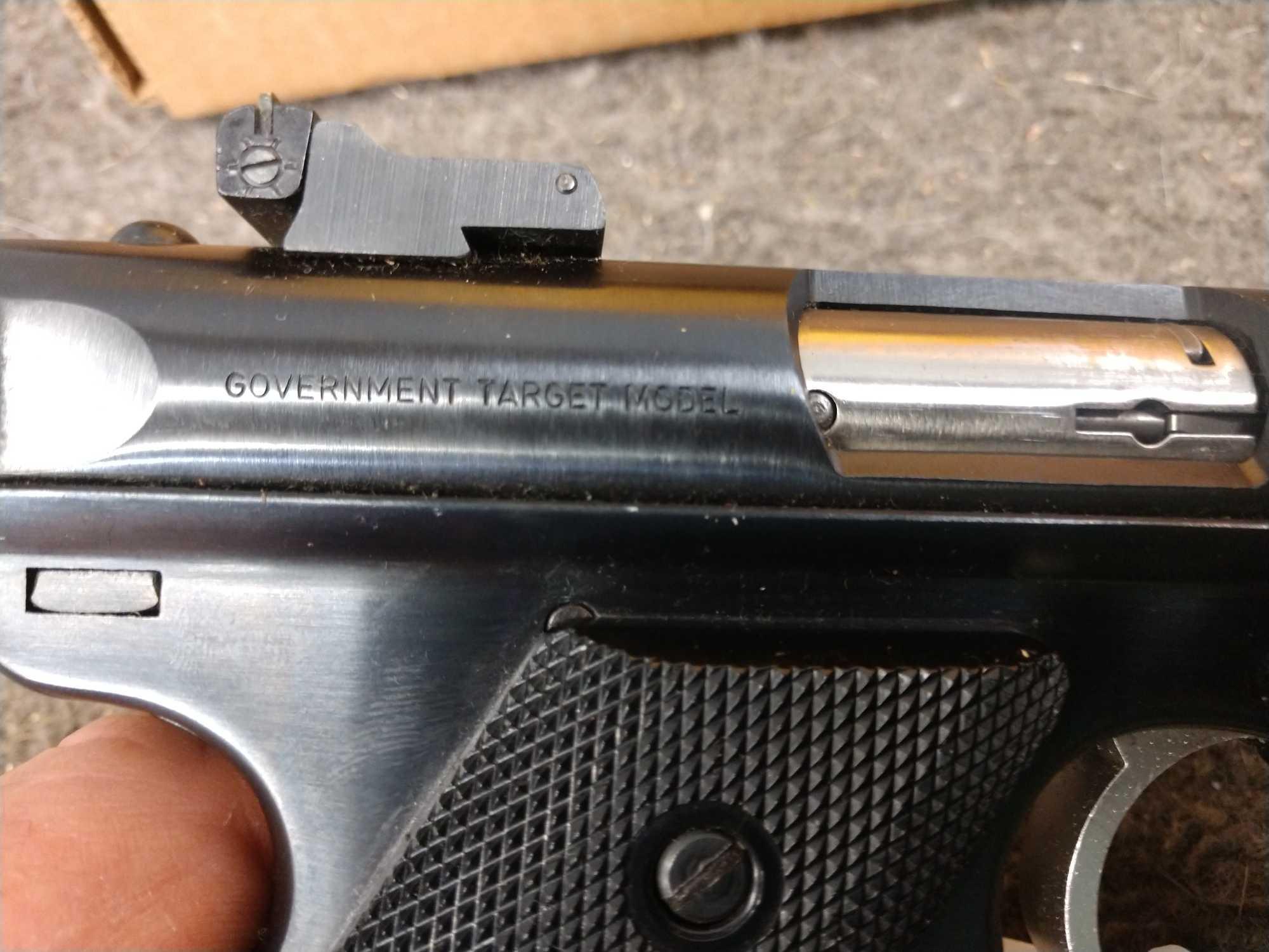 Ruger MKII Govt Target Pistol .22 Semi Auto