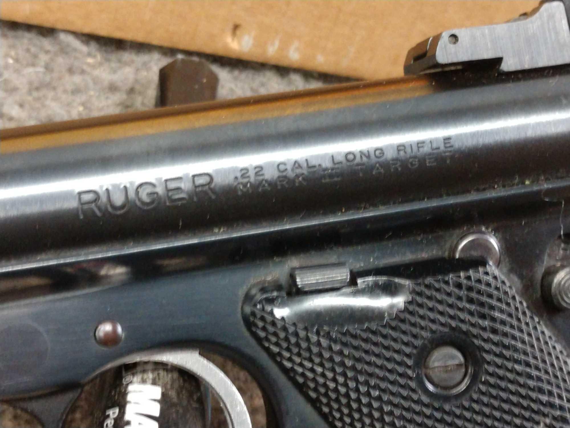 Ruger MKII Govt Target Pistol .22 Semi Auto