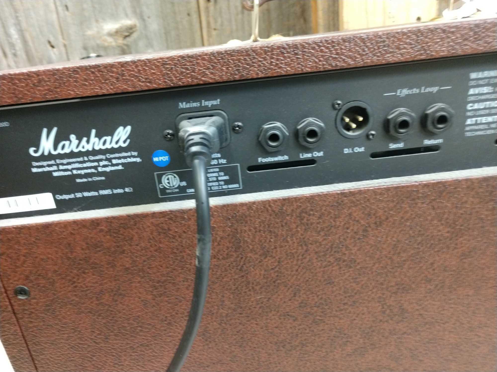 Marshall Acoustic AS50D Guitar & Mic Amplifier