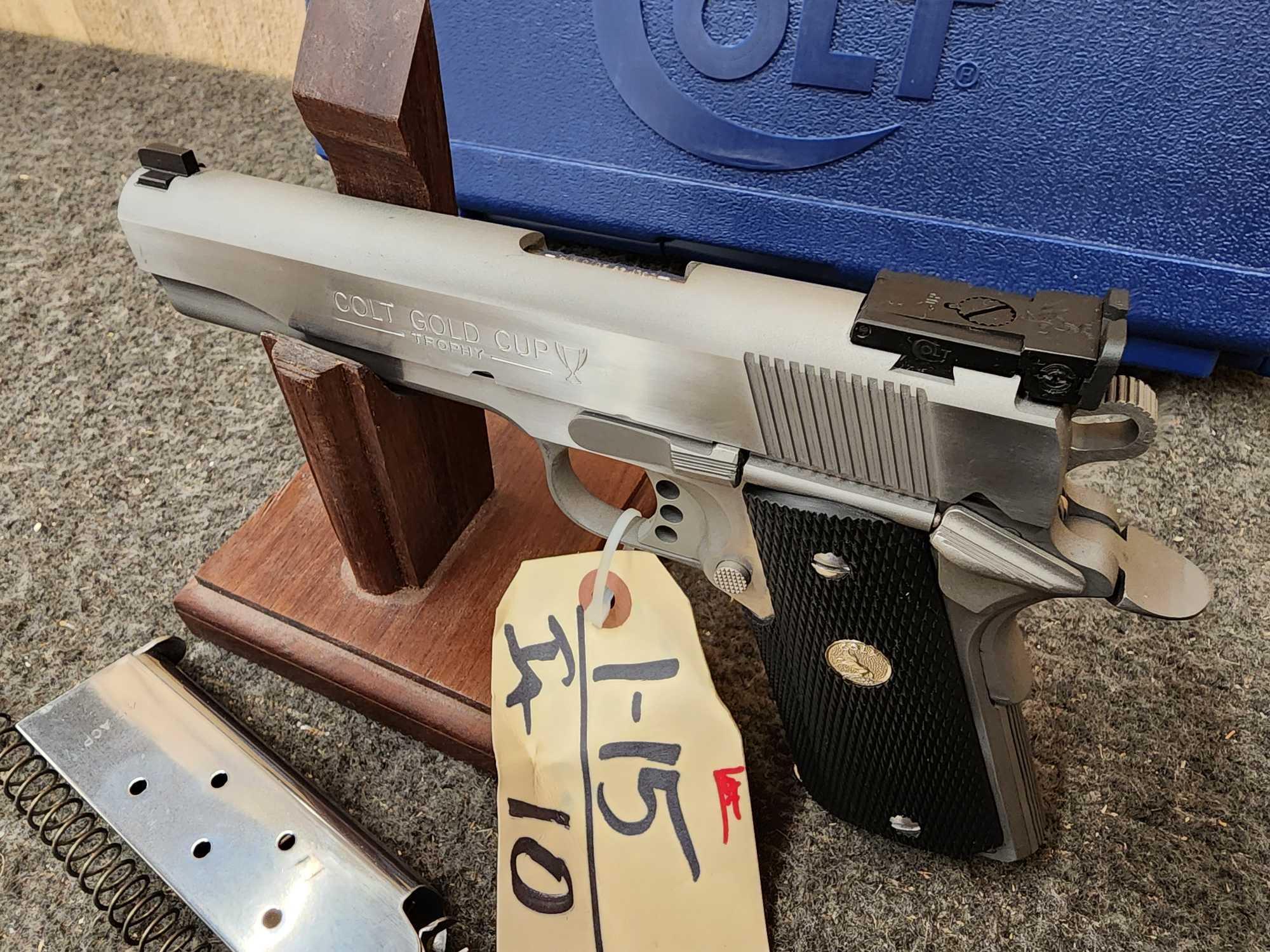 Colt Gold Cup Trophy .45 Semi Auto Pistol