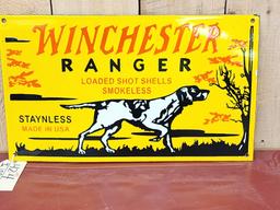 Porcelain Winchester Advertising Sign