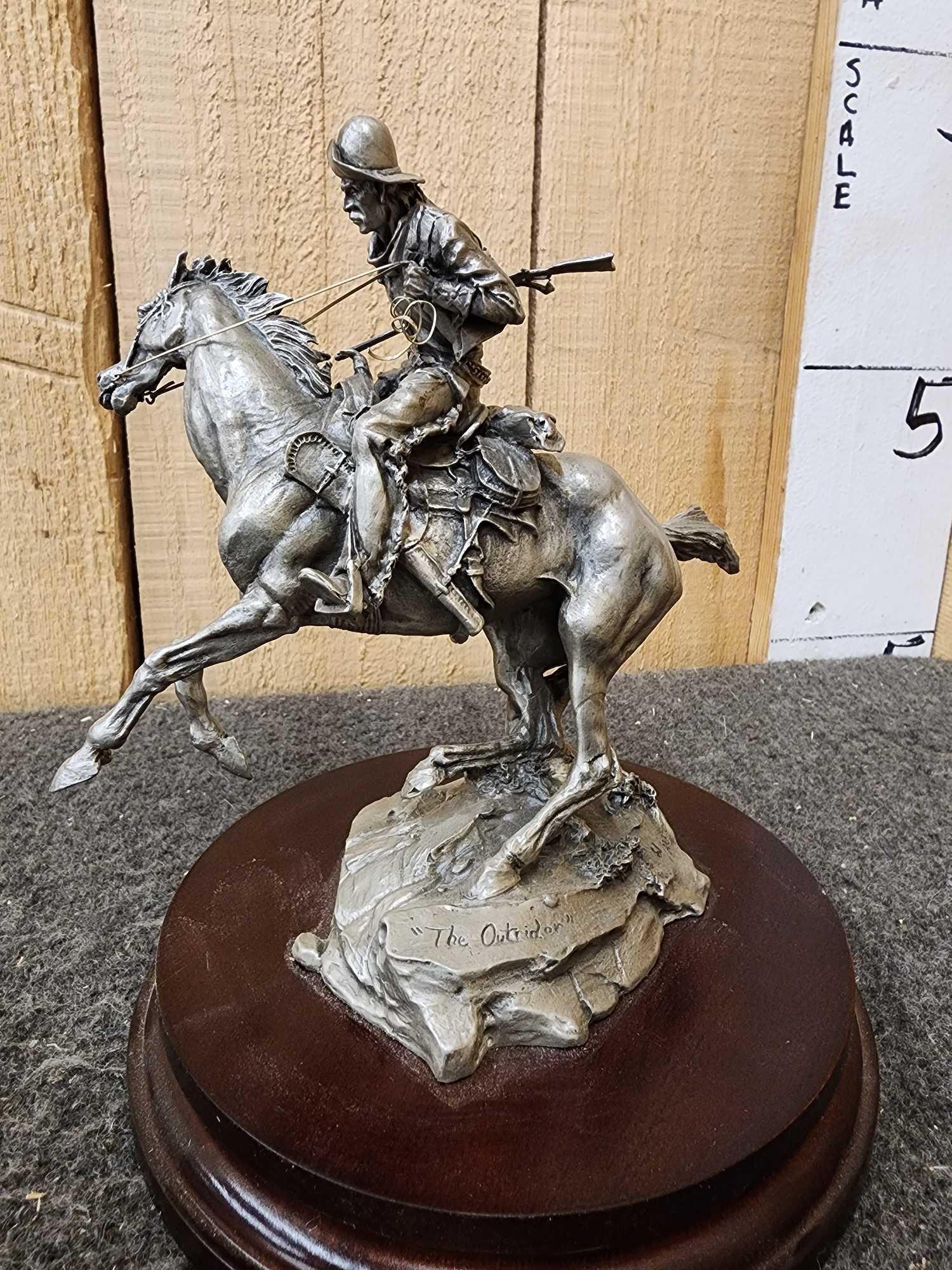 2 Michael Boyett Pewter Sculptures