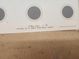 500 U.S. Army Small Bore Paper Targets