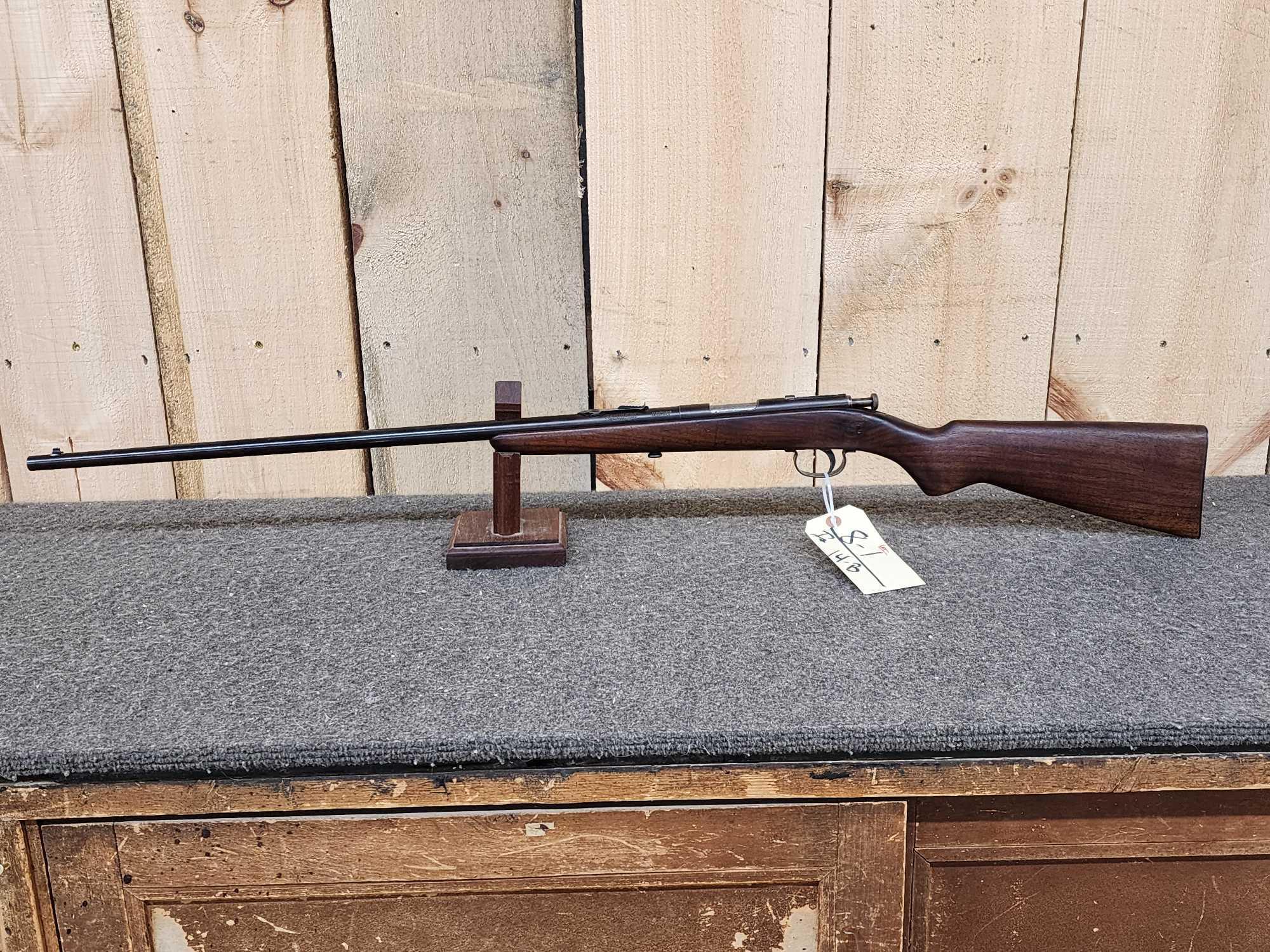 Remington Model 33 Single Shot. 22 Bolt Action Rifle