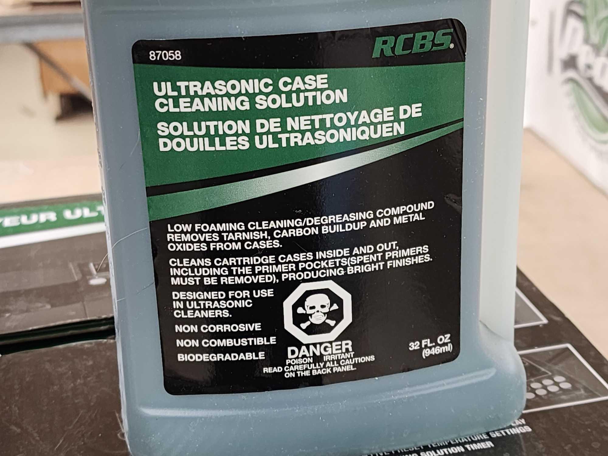RCBS Ultrasonic Cleaner & Fluid
