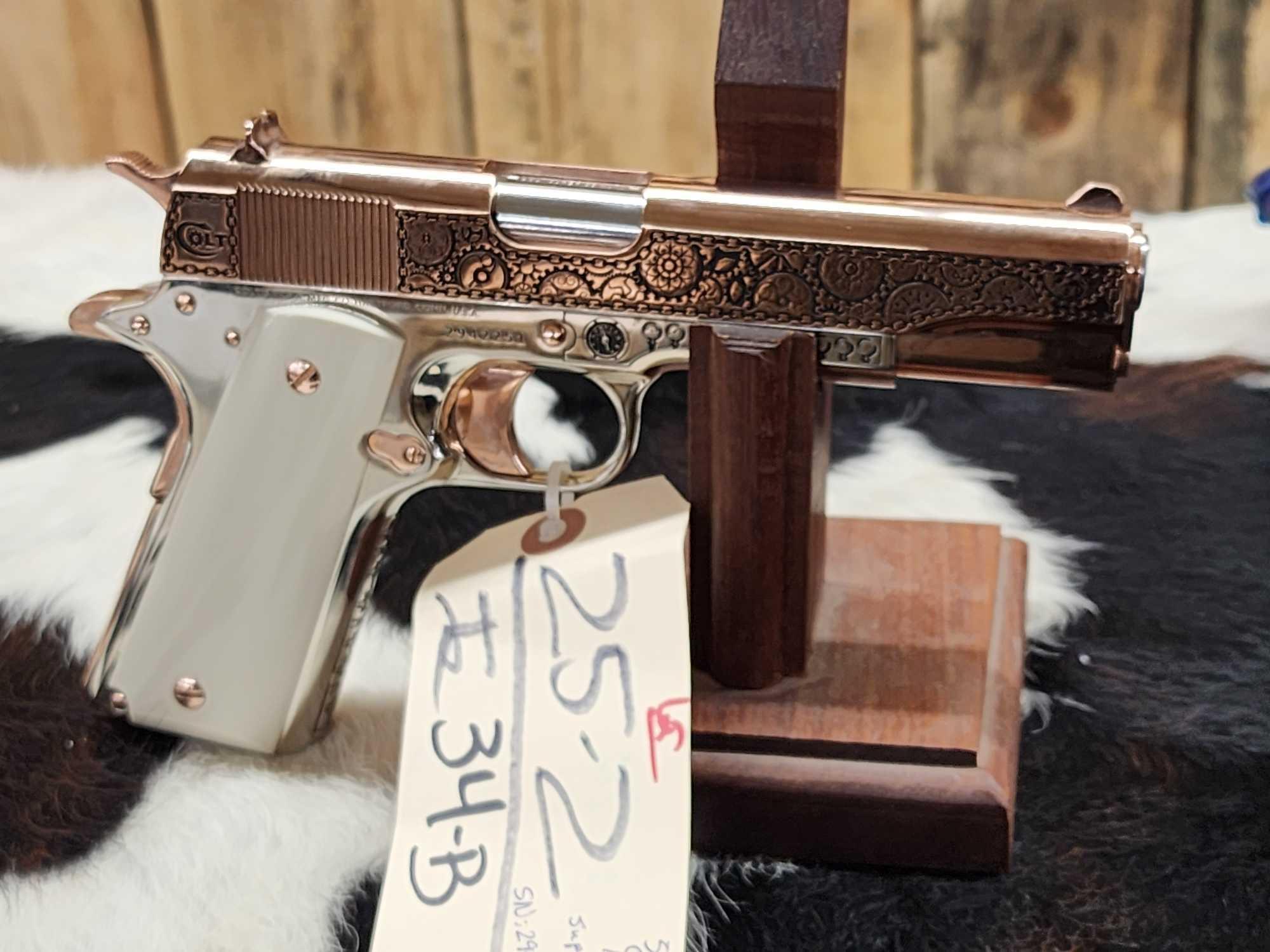 Colt 1911 Super 38 Auto Semi Auto Pistol