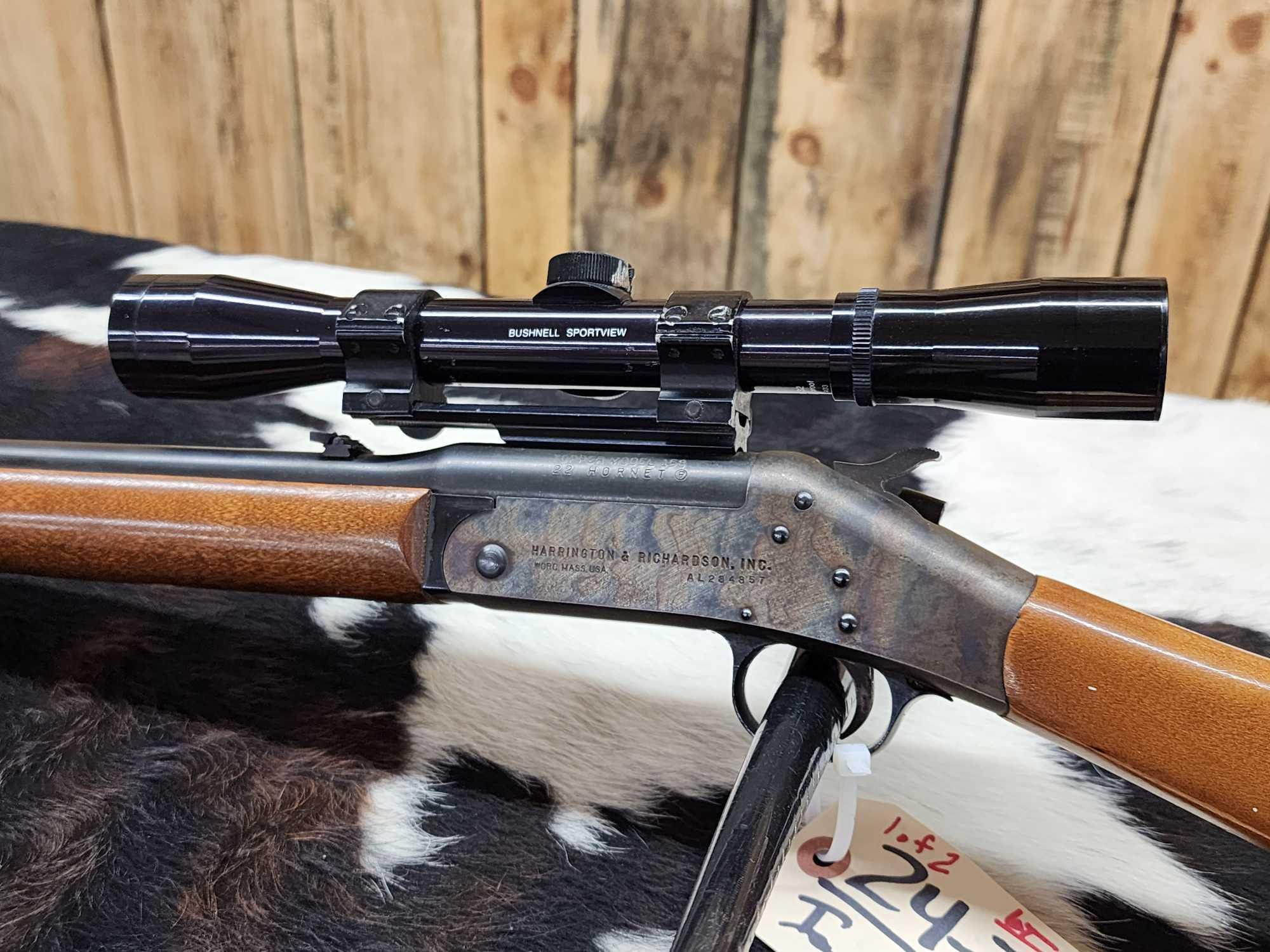 H&R Topper Model 158 .22 Hornet Single Shot Rifle