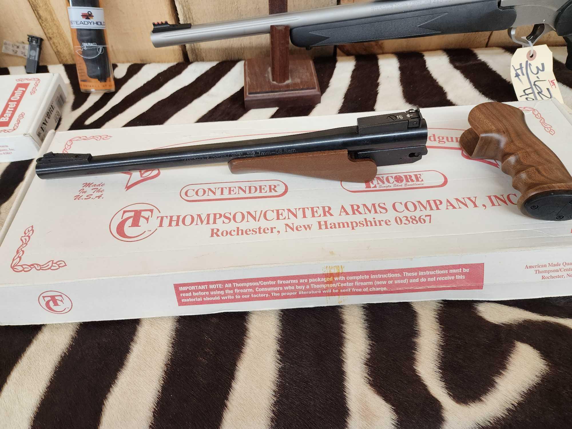 Thompson Center Encore Single Shot Rifle Combo Lot