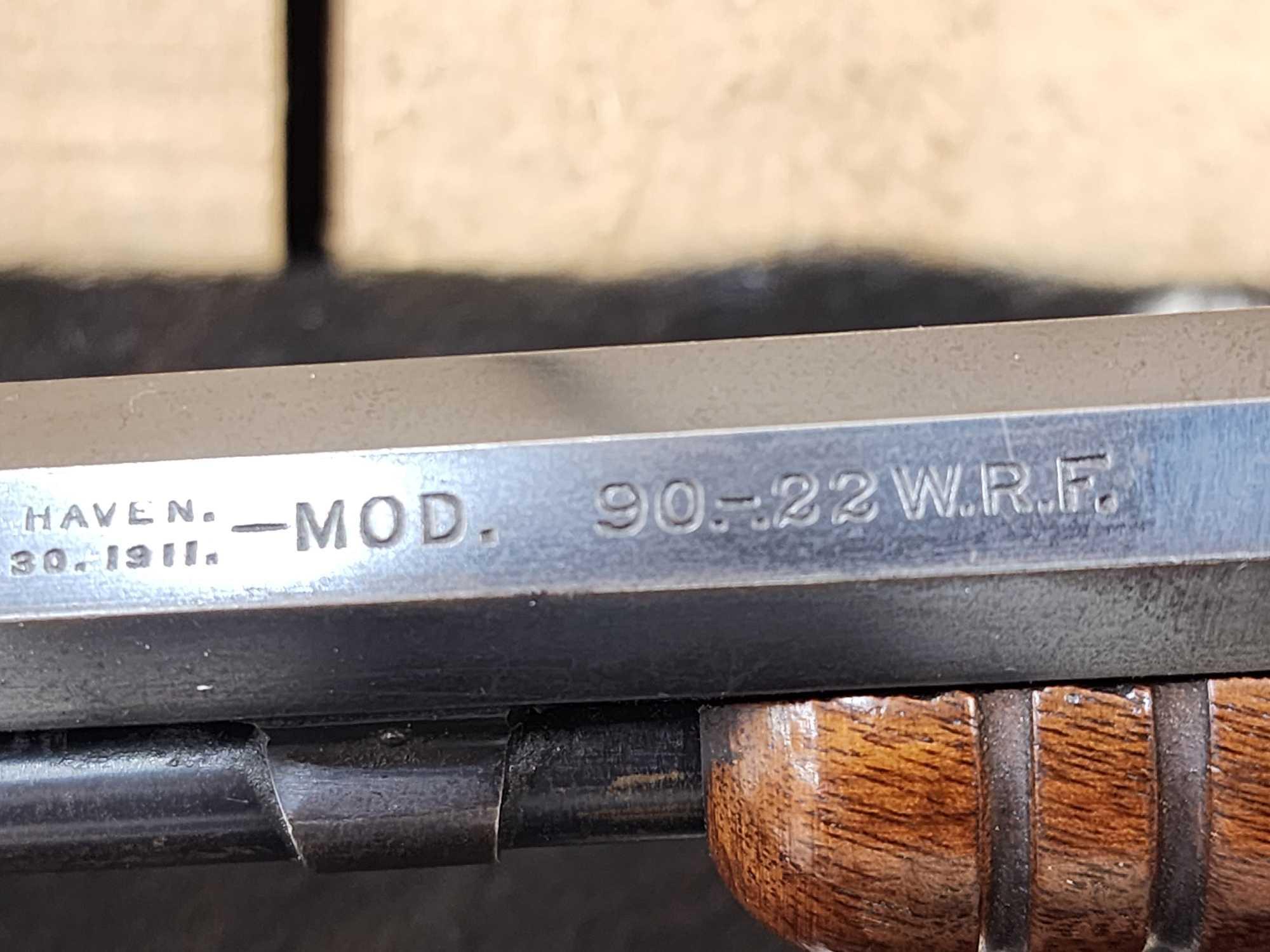 Winchester Model 90 .22 W.R.F. Pump Rifle