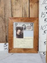 Copy Of 1872 Prostitution License Amarillo Texas