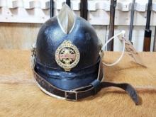 Original Vintage German Fire Police Helmet