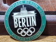1936 Berlin Germany Olympics Film Crew Badge