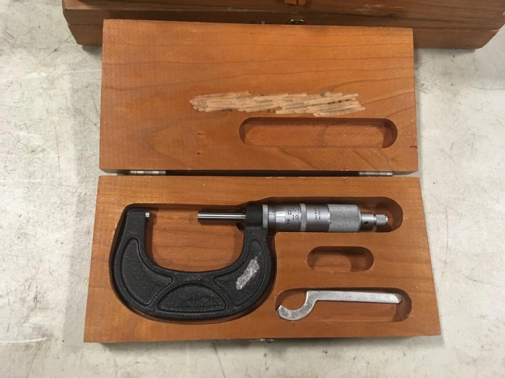 Scherr Tumico Micrometers, Qty 3