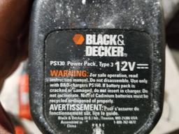 Black & Decker Cordless Drills Qty 4