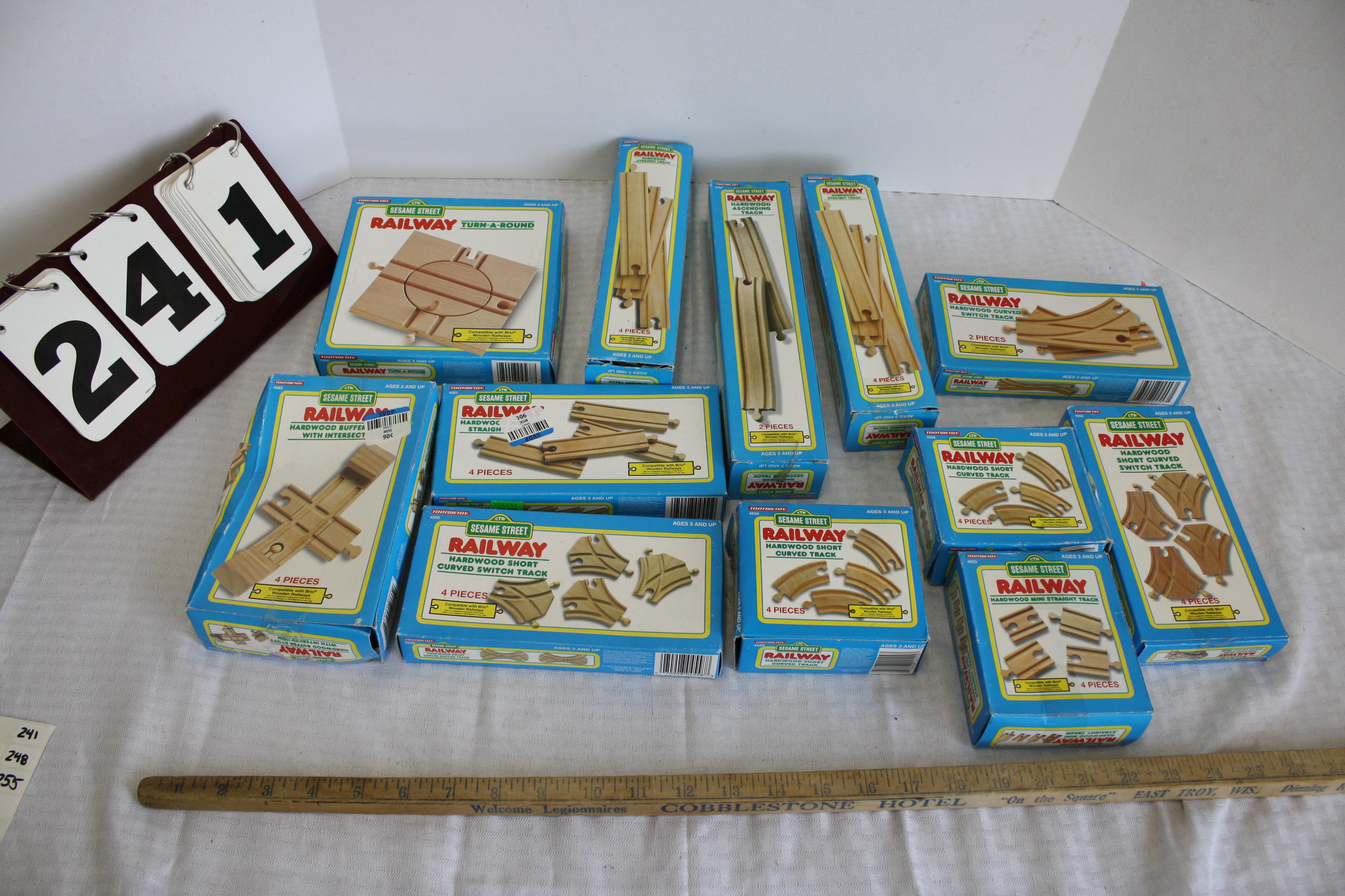 Sesame Street Hardwood Railway Parts