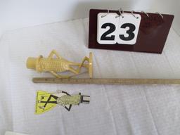 Mr. Peanut Plastic Bank and 1939 World's Fair Bookmark