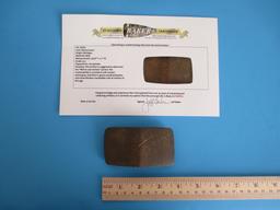 Mid to Late Archaic Double Edge Bannerstone