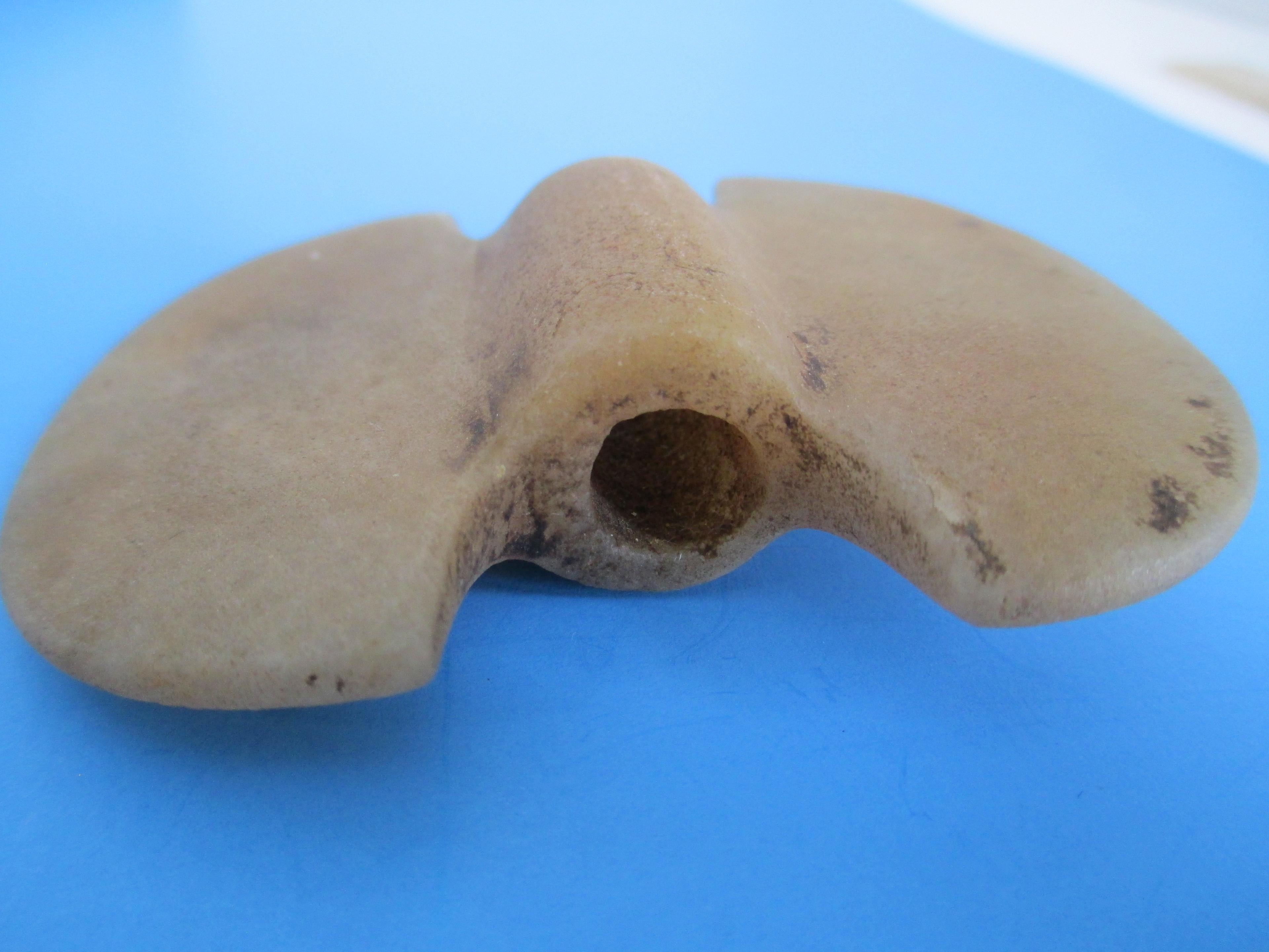 Late Archaic Quartz Butterfly Banner