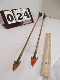 1870 Plains Indian Arrow Quiver Set of Two