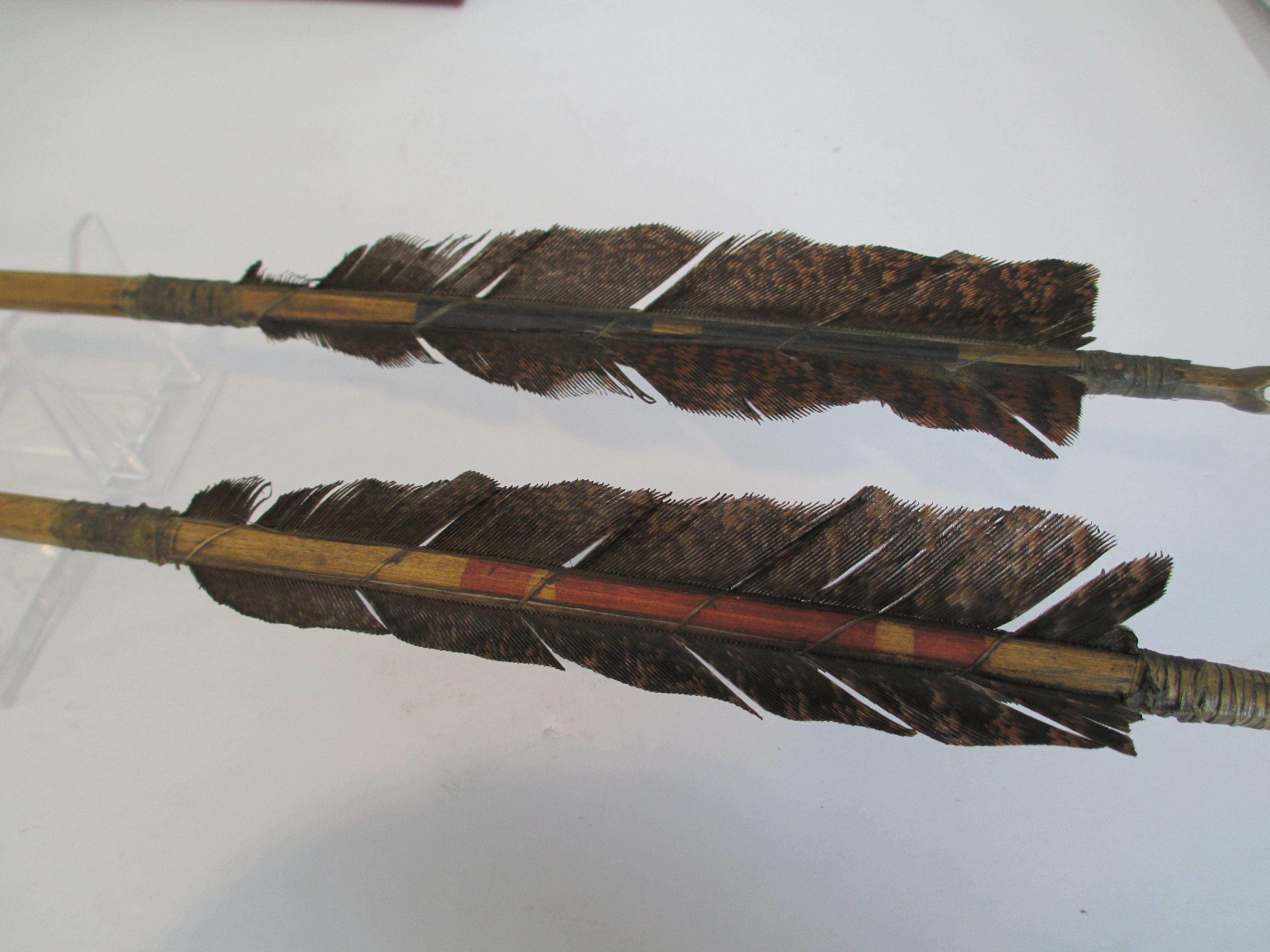 1870 Plains Indian Arrow Quiver Set of Two