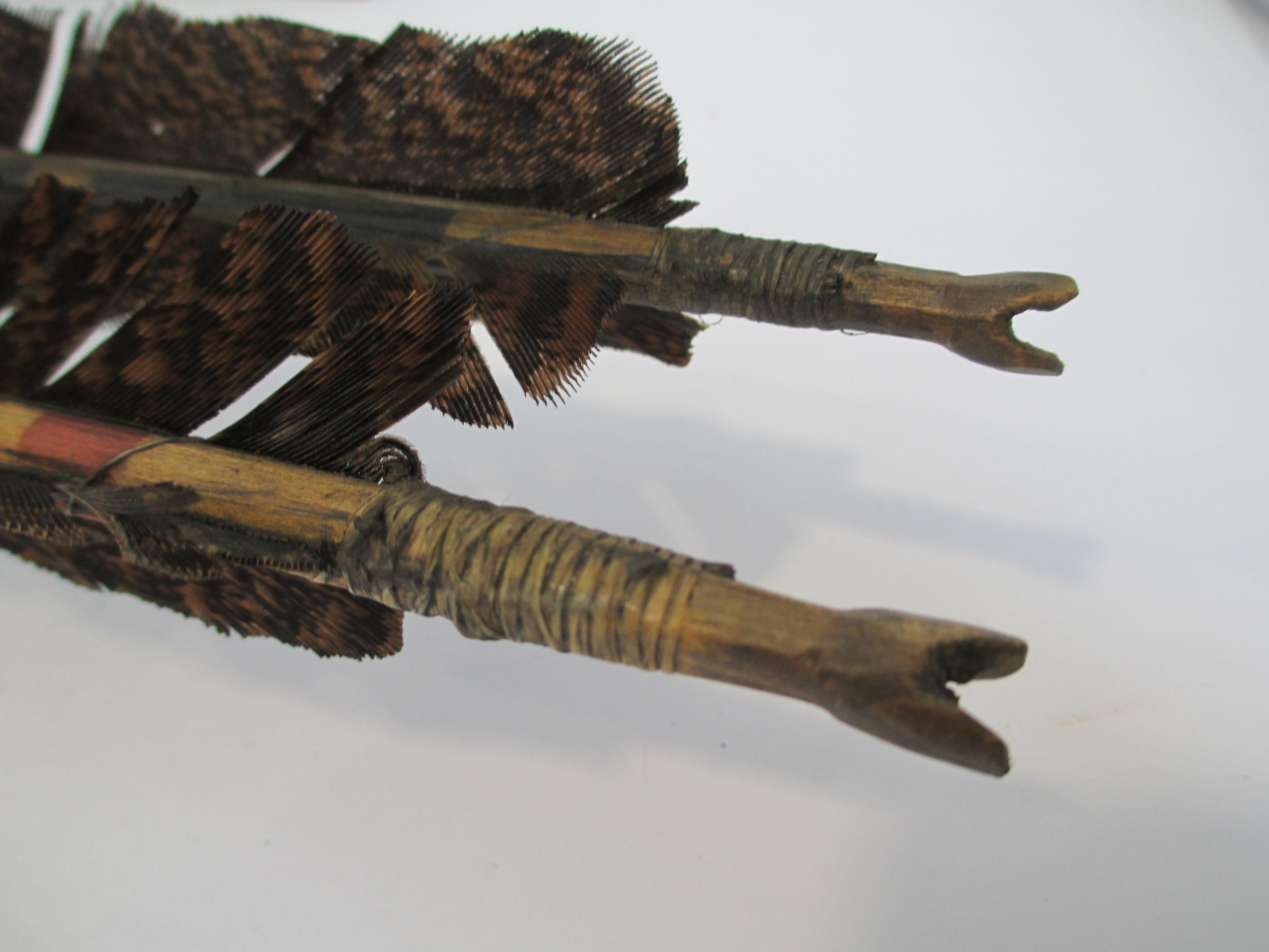1870 Plains Indian Arrow Quiver Set of Two